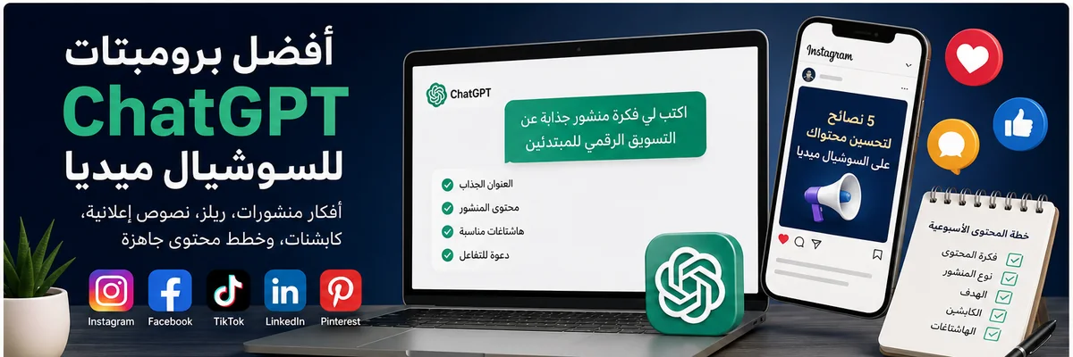 برومبتات ChatGPT للسوشيال ميديا