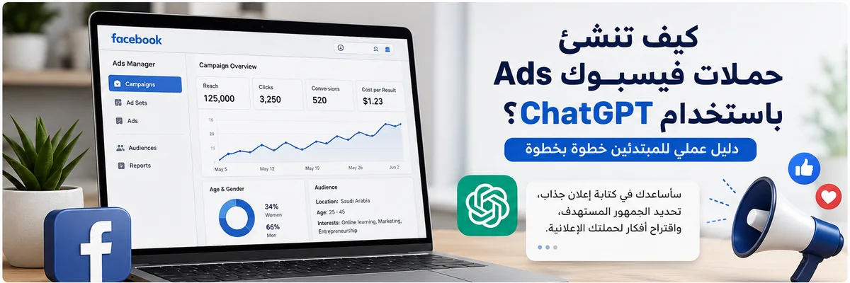 إنشاء حملات فيسبوك Ads باستخدام ChatGPT